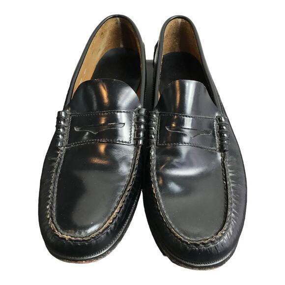 Florsheim Penny Loafer Mens Size‎ 10.5 D Black Leather Shoes Slip-On Leather
